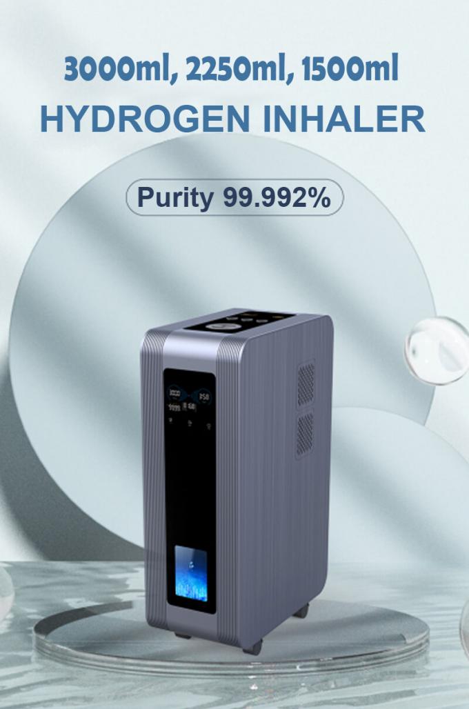 Adjustable Flow Portable Hydrogen Inhaler Improving Blood Circulation