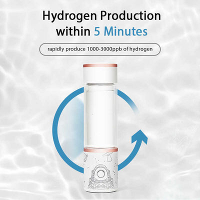 Good price Rechargeable Glass Portable Bottle Hydrogen Water Generator 1.3ppm-2ppm online