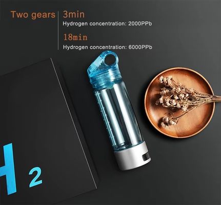 Good price Popular Portable Swift H2O Bottle Ionizer Dupont SPE Membrane Hydrogen Rich Water Electrolysis Generator 325ml 2000ppb online