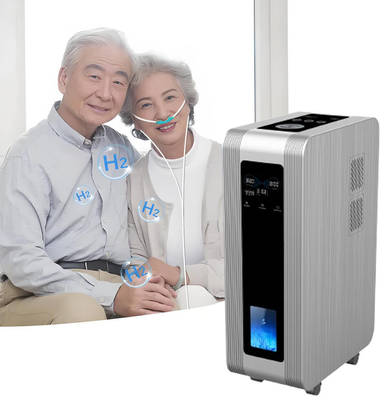 Good price 3600 ML/MIN Hydrogen Inhalation Machine with 8 Hours Time Setting and 6063 Aviation Aluminum Alloy Housing online