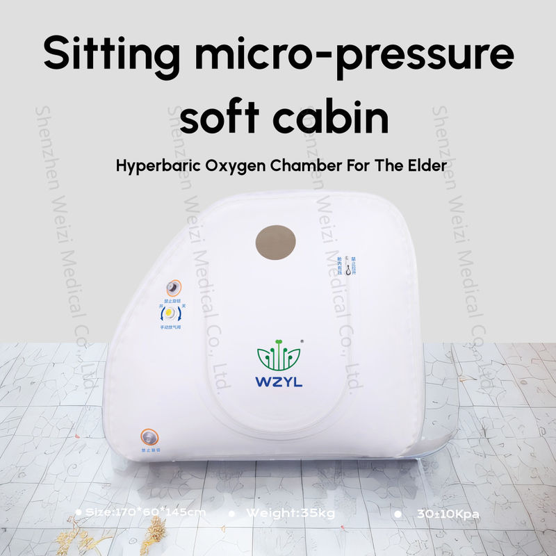 Oxygen Hyperbaric Soft Chamber Sitting Type For Reduce Inflammation