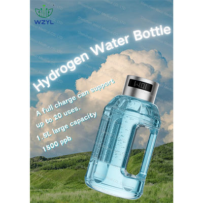 Good price Portable Rechargeable H2 Hydrogen Water Bottle SPE 1.5L Large Capacity online