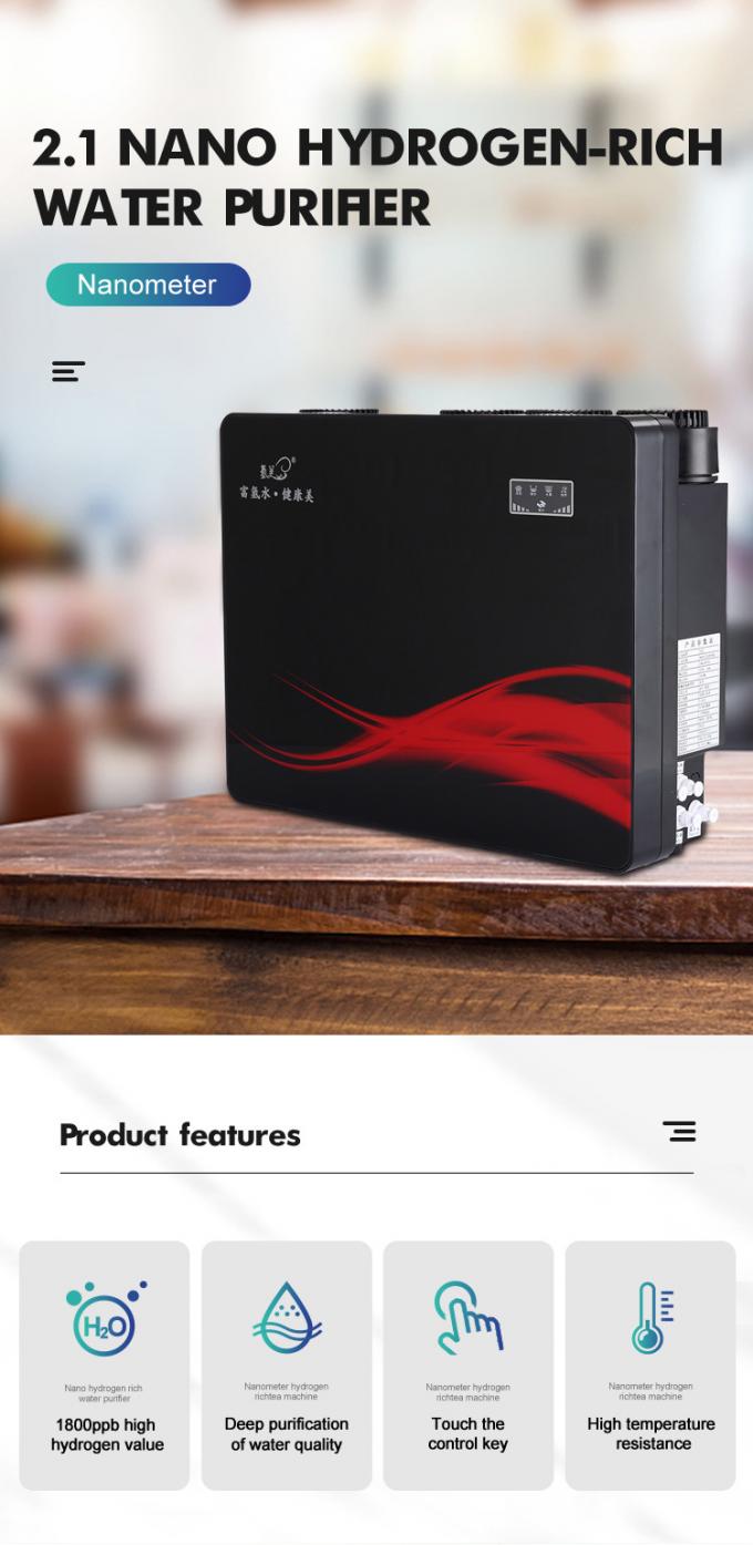 Physical Hydrogen Water Dispenser Alkaline Ionized Machine Purifier